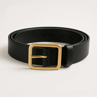 Adjustable Faux Leather Waist Belt