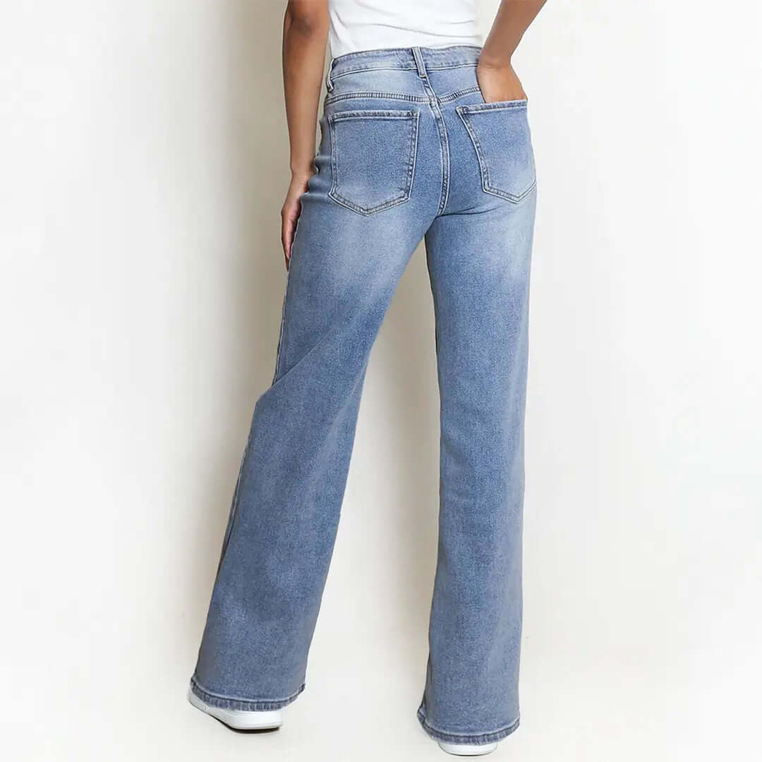 Perfect Fit Mid-Rise Wide-Leg Jeans – Flattering for Every Body