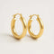 Minimalist Gold Hoop Earrings