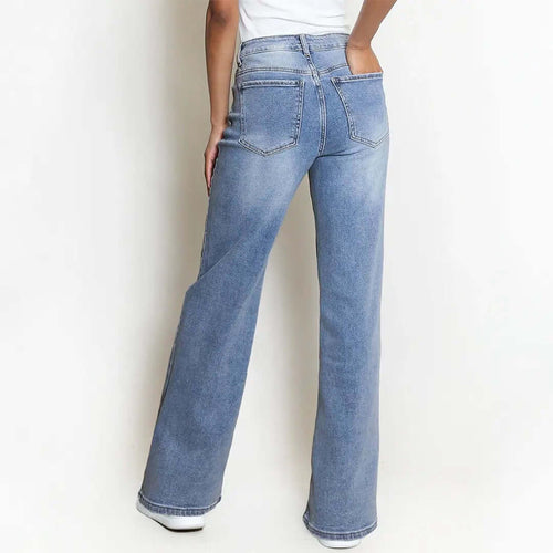 Perfect Fit Mid-Rise Wide-Leg Jeans – Flattering for Every Body