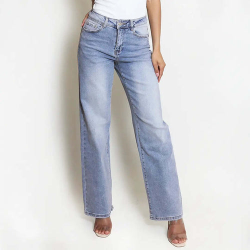 Perfect Fit Mid-Rise Wide-Leg Jeans – Flattering for Every Body